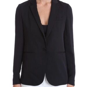 Theory Black Silk Blazer